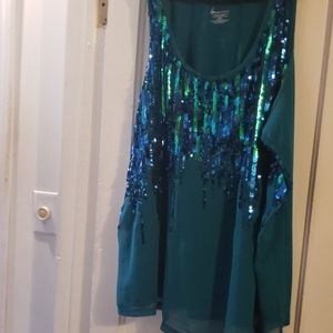 Sleeveless lane bryant blouse